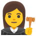 👩‍⚖️ woman judge display on Google